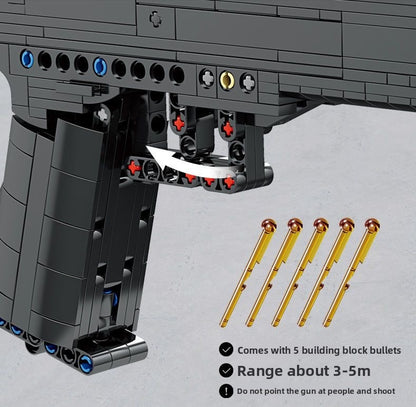 Beretta M92 Semi-Automatic Building Blocks Toy Gun Model