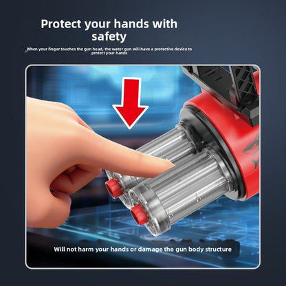Gatling Dual-Barrel Electric Water Gun with AI Voice Control