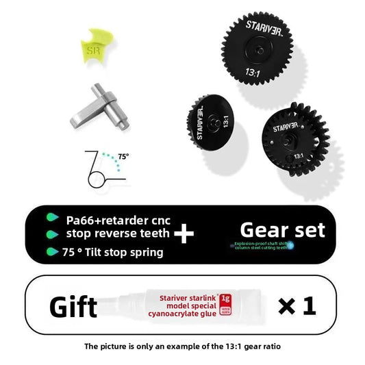 steel-cut-gears-anti-reversal-latch- anti-reversal-spring-delayer-adhesive