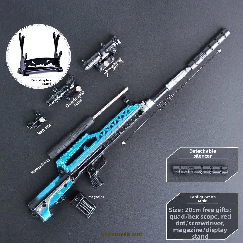qbu-blue-metal-model