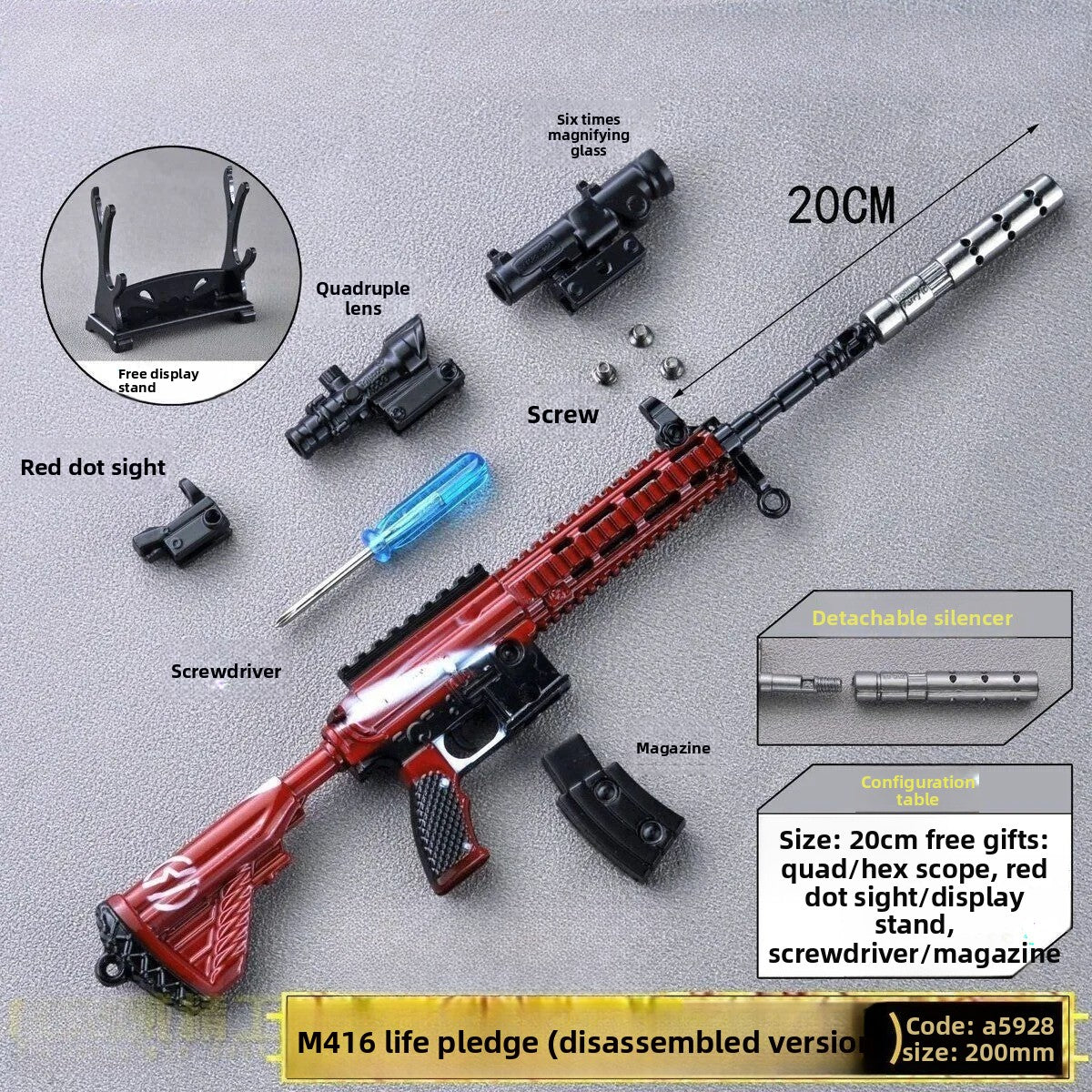m416-red-toy-model