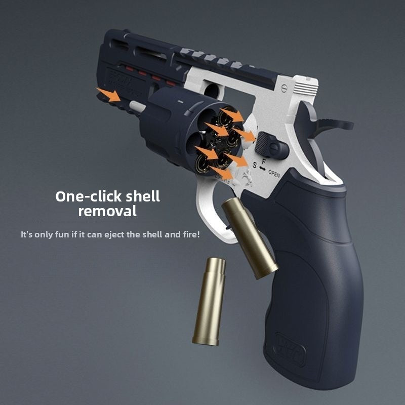 XYL BRODAX44 Revolver Soft Bullet Toy Gun – AKAG TOY