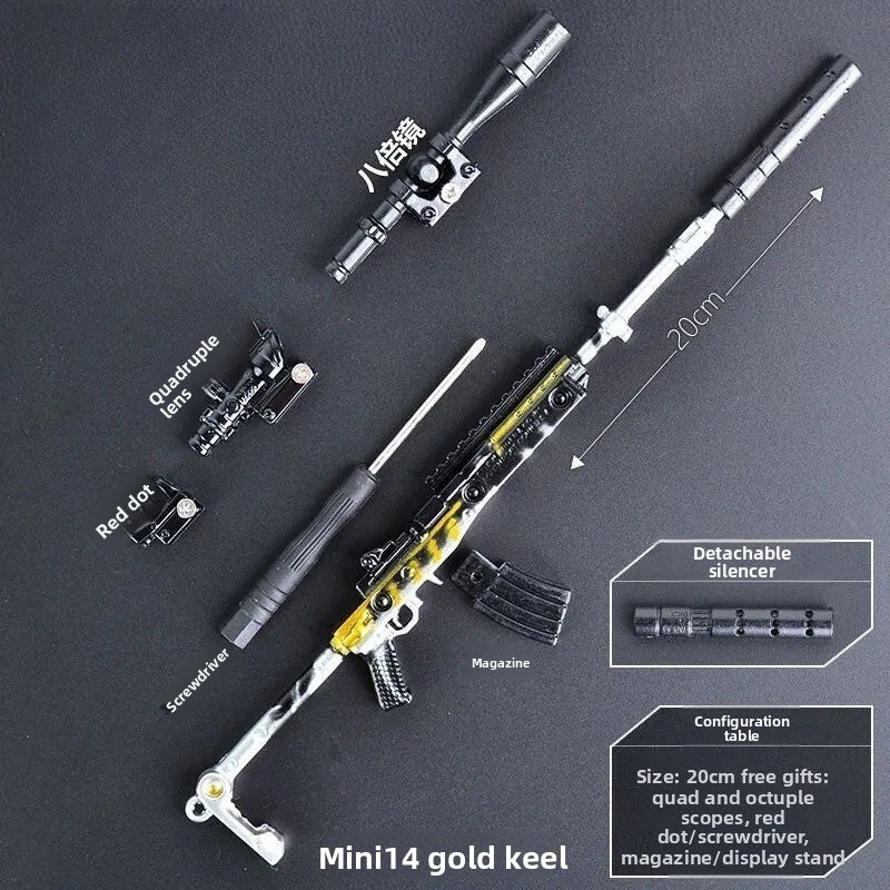 20cm-mini14-gold-model