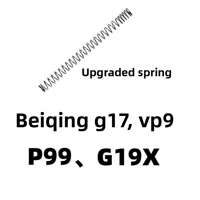 Beiqing 2011/G17/VP9/P99/G19X/G45 Electric Toy Gun Upgrade Spring