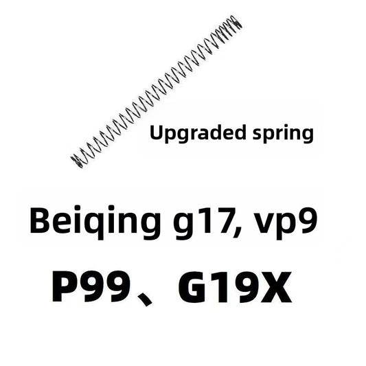 Beiqing 2011/G17/VP9/P99/G19X/G45 Electric Toy Gun Upgrade Spring