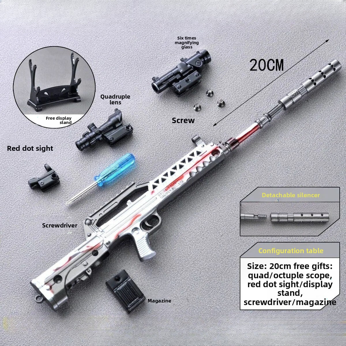 qbu-gray-metal-model