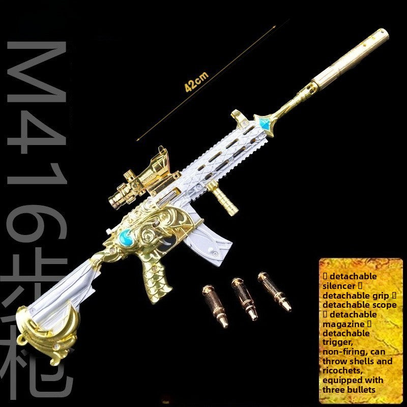 white-m416-toy-gun-model