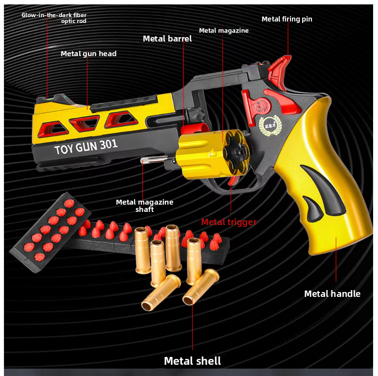 revolver-toy-gun-structure