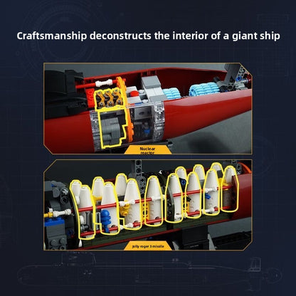 Keeppley Type 096 Strategic Nuclear Submarine Military Building Block Model