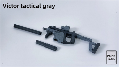 gray-vector-toy-gun-model