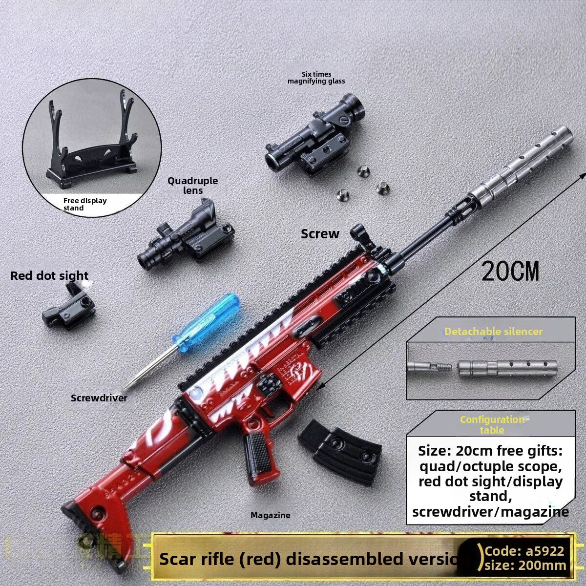 scar-red-toy-model
