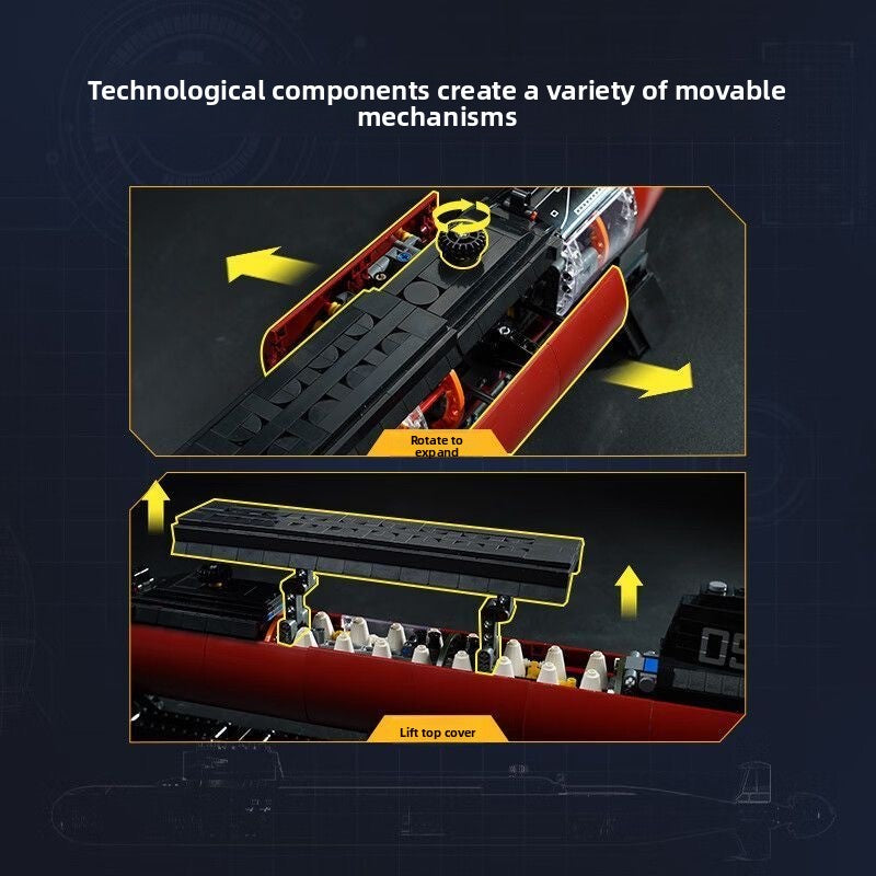 Keeppley Type 096 Strategic Nuclear Submarine Military Building Block Model