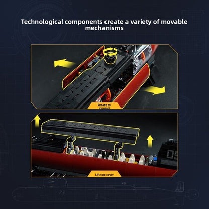 Keeppley Type 096 Strategic Nuclear Submarine Military Building Block Model