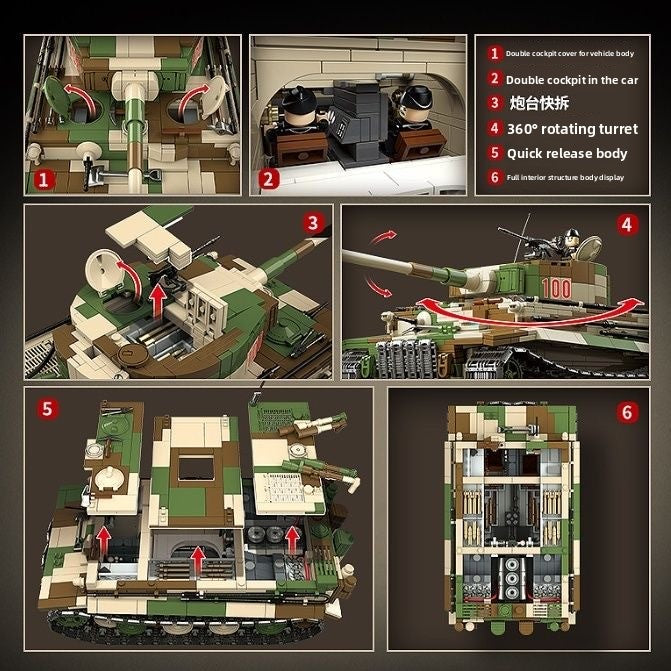 german-tiger-1-heavy-tank-model-kit