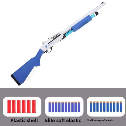 Belig M500 Shell Ejection Soft Bullet Shotgun - Boys Toy Gun