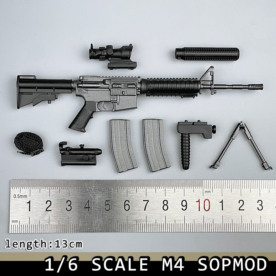 1:6-m4-sopmod-toy-gun-model