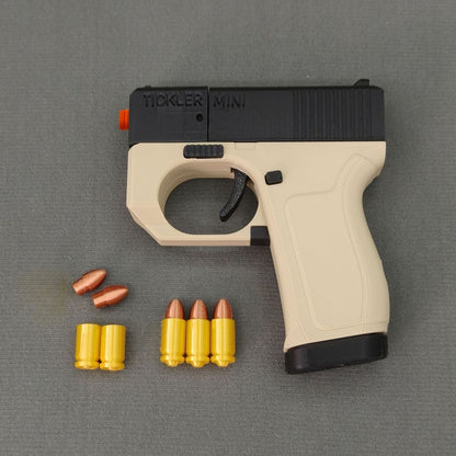 Can be loaded with bullets and eject shells