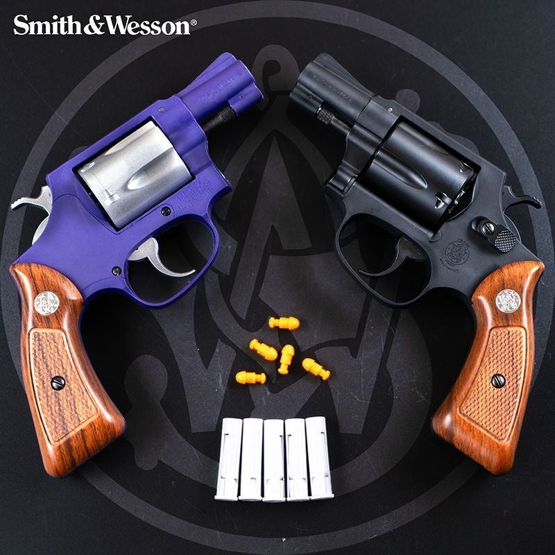 MLF Smith M36 Revolver Shell Ejection Soft Bullet Toy Gun – AKAG TOY
