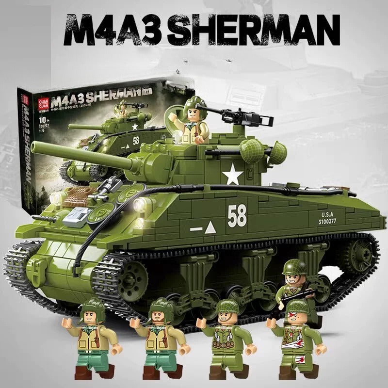 sherman-m4a3-tank-model