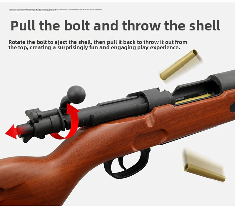 GQH Kar98k Shell Ejecting Toy Gun – AKAG TOY