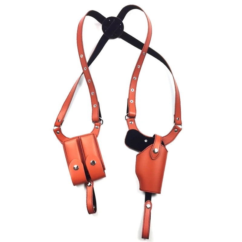 brown-double-row-leather-holster