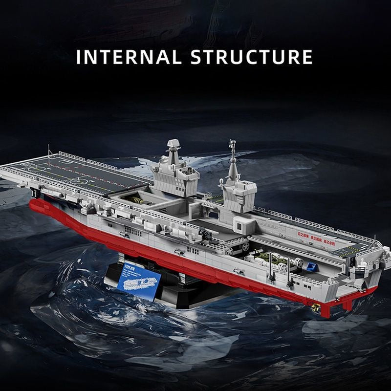 type-076-amphibious-assault-ship building-blocks-model