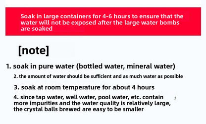 Precautions for using gel balls