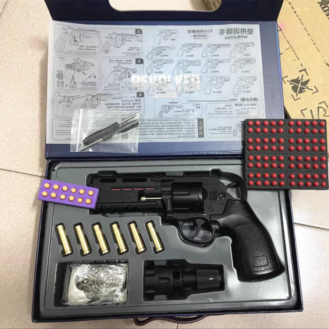 XYL BRODAX44 Revolver Soft Bullet Toy Gun