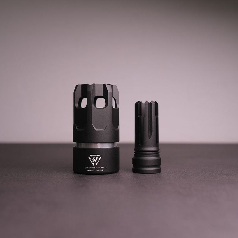 black-metal-muzzle-brake