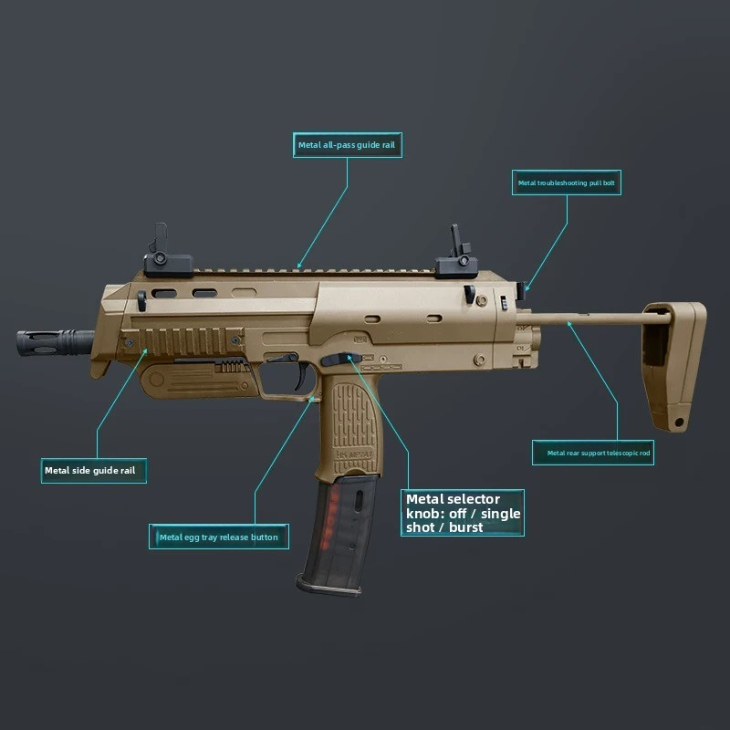 GQH MP7 Electric Foam Dart Blaster