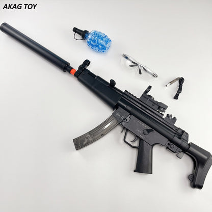 XYL MP5 Retractable Electric Continuous Shooting Gel Blaster
