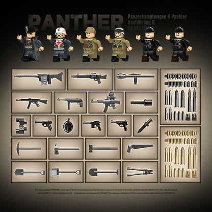 panther-tank-building-block-model