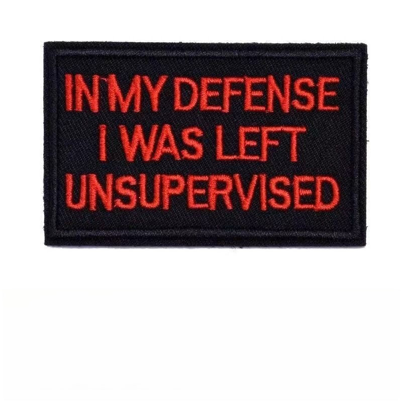 red-lettering-embroidered velcro patch