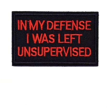red-lettering-embroidered velcro patch