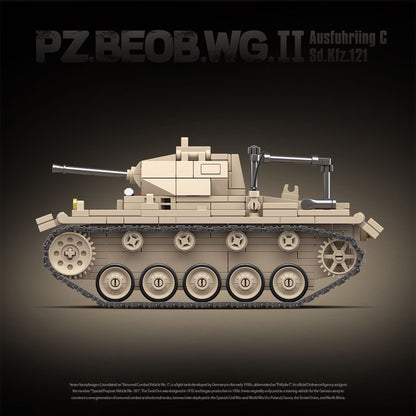 panzer-ii-tank-building-block-set