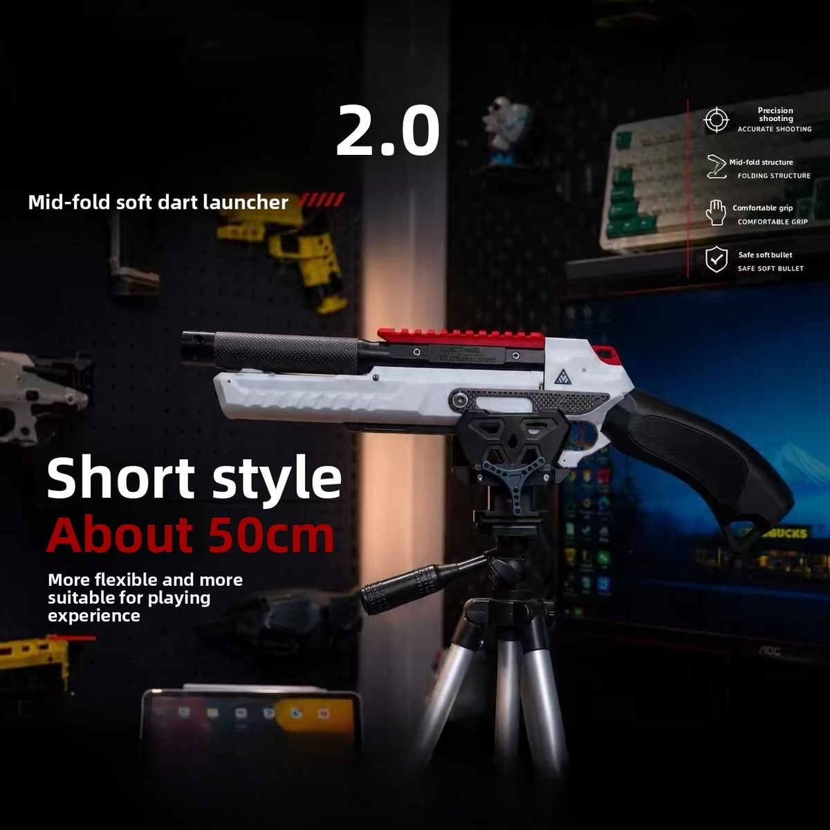 Jingzhe Awakening 2.0 3D Printed Soft Bullet Gun