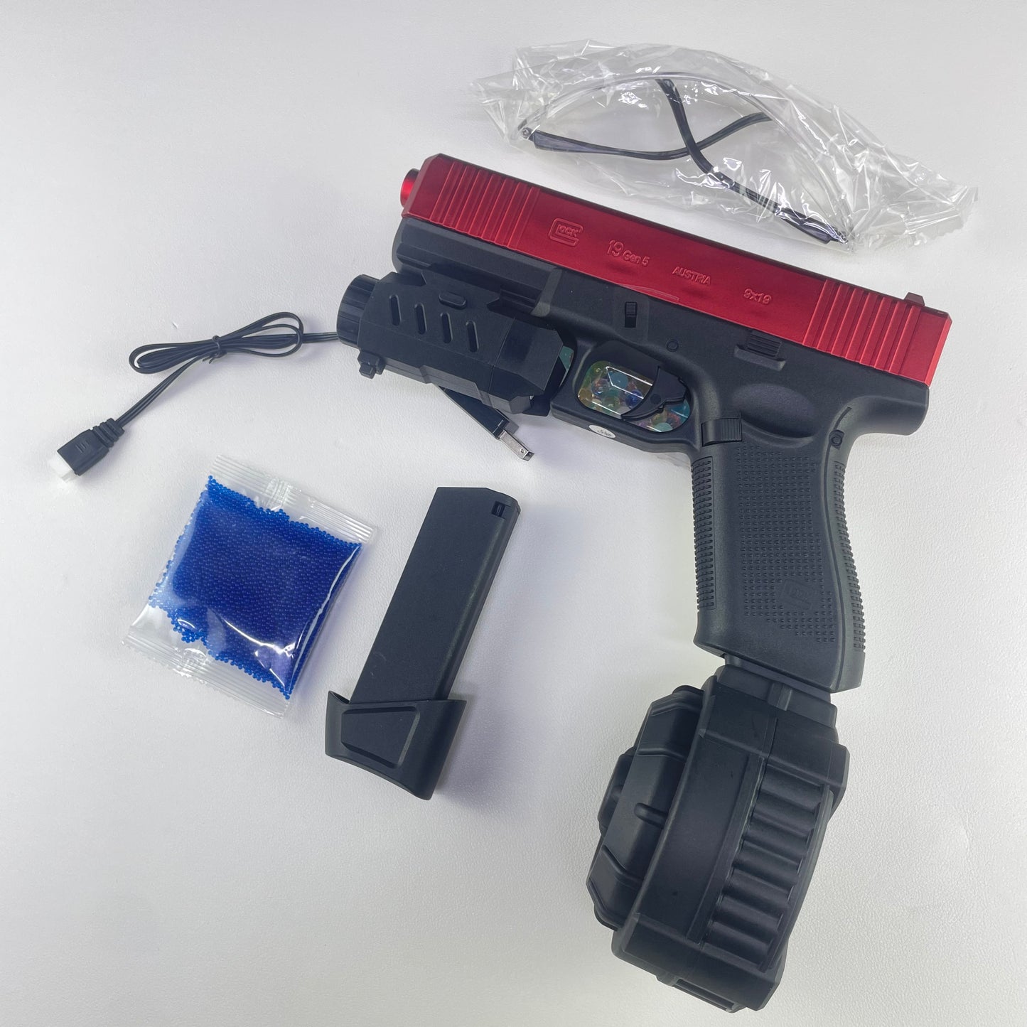G19 Super High Speed Electric Continuous Firing Gel Blaster Toy Pistol
