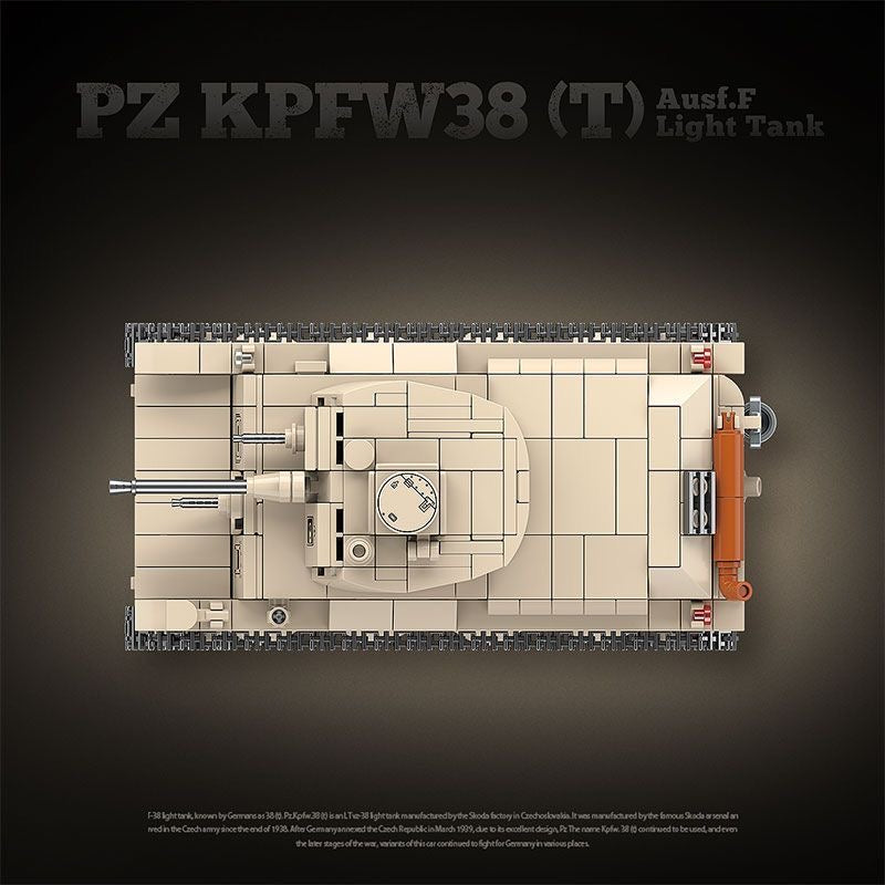 panzer-38-t-military-building-block-model
