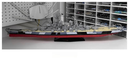 WWII USS North Carolina Building Blocks Model