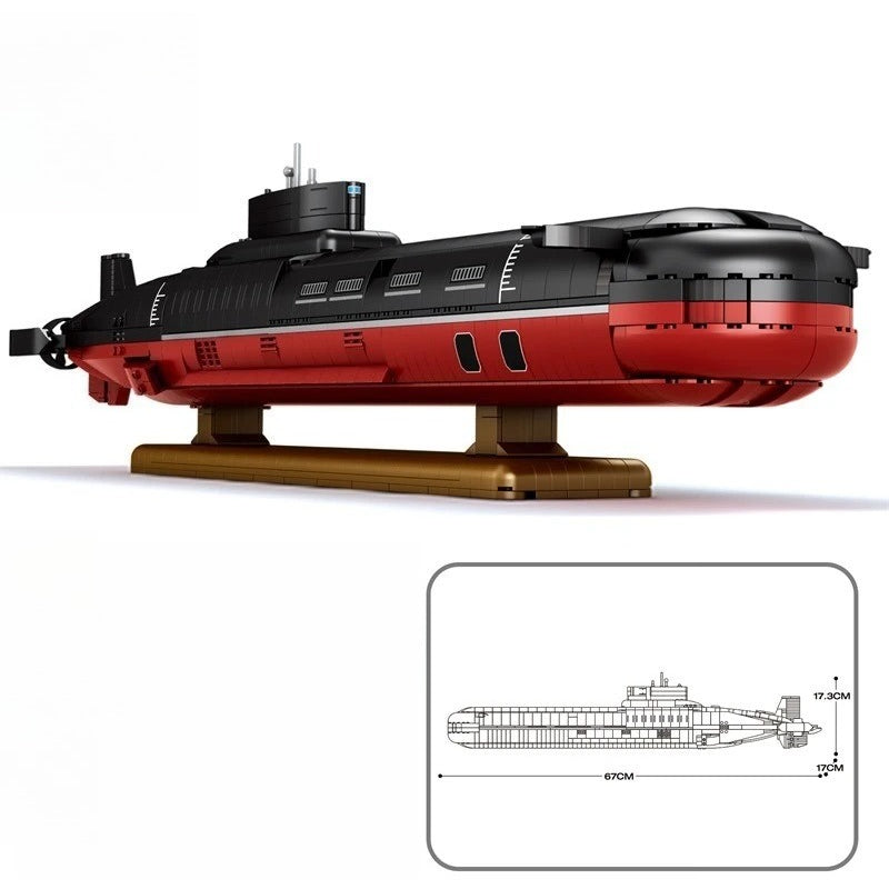 shark-941-submarine-military-building-block-size