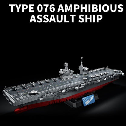 type-076-amphibious-assault-ship building-blocks-model
