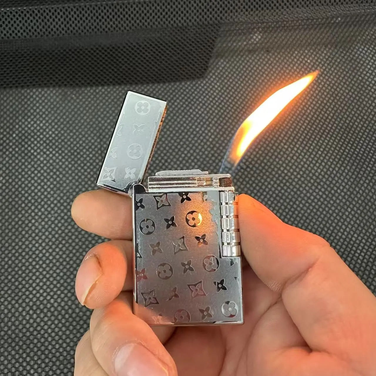 short-silver-lighter