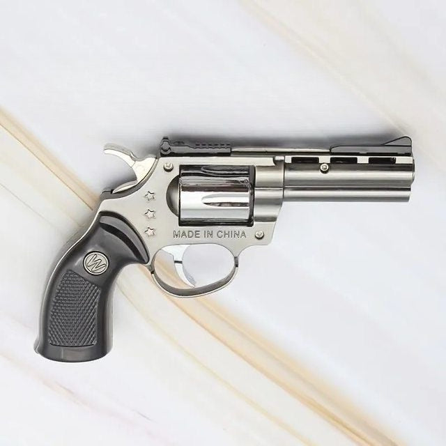 Vintage Rotating Metal Revolver Toy Model – AKAG TOY