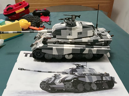 WWII German Tiger II Heavy Tank Building Blocks