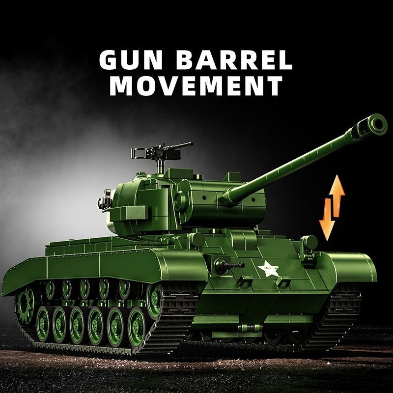 american-m26-pershing-heavy-tank-building-block