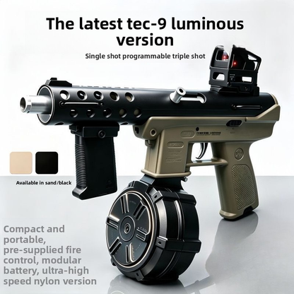 Handi Tec-9 Dual-magazine Glow-in-the-Dark Gel Blaster