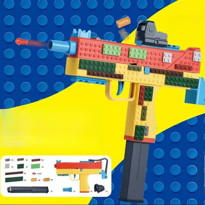 UZI Shell Ejection Building Blocks Toy Gun