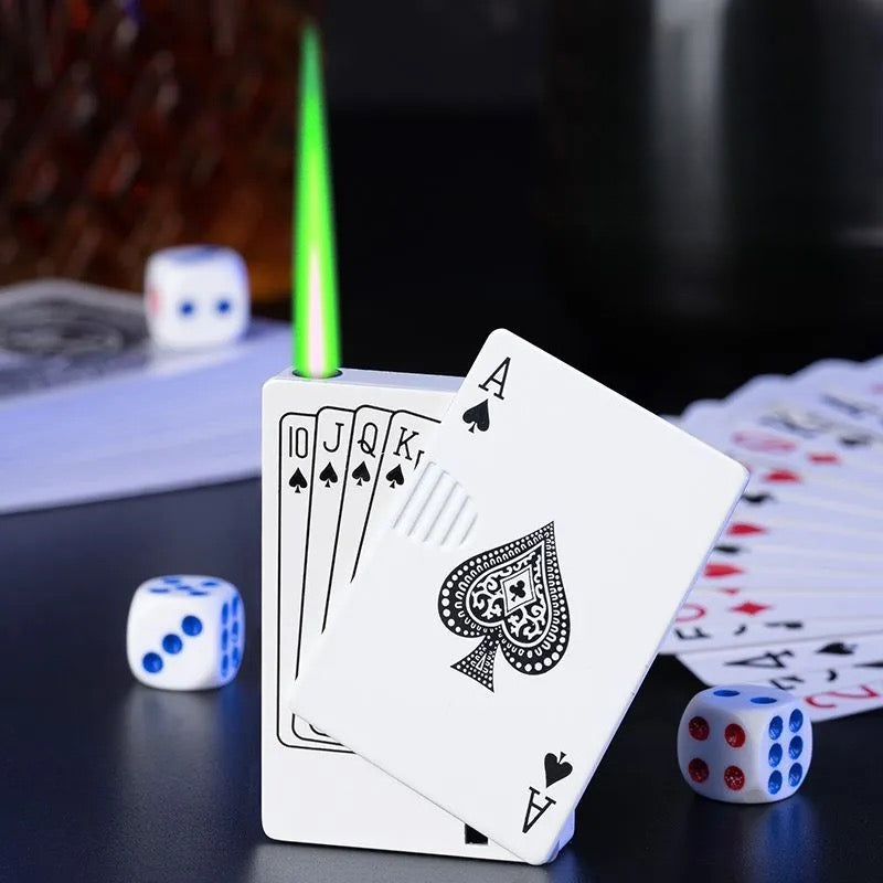 White Poker Lighter