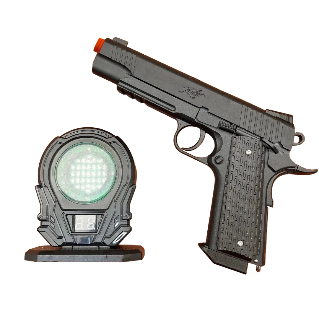 black laser toy gun