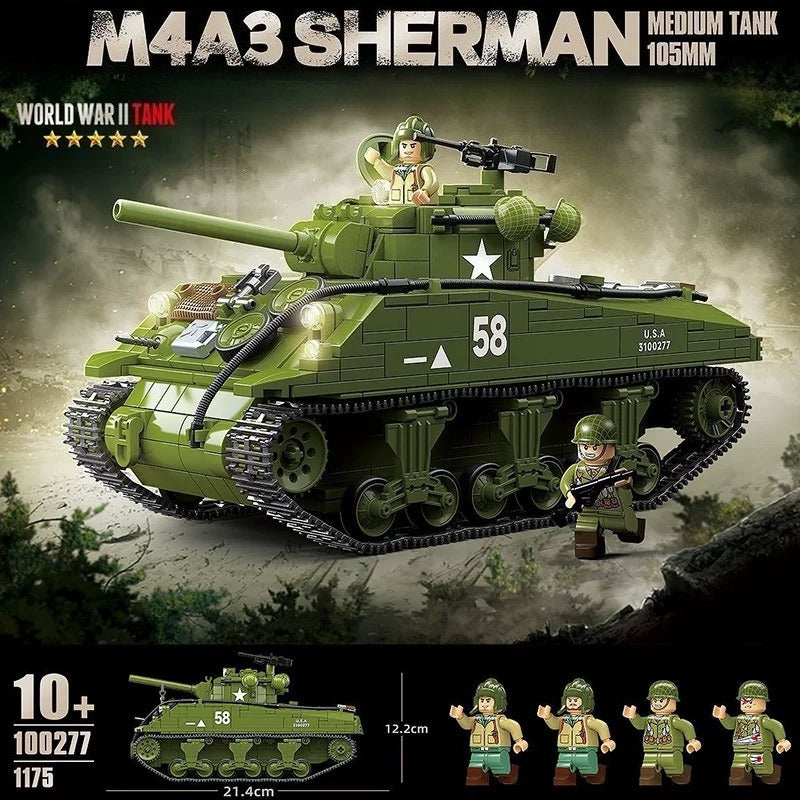 sherman-m4a3-building-blocks